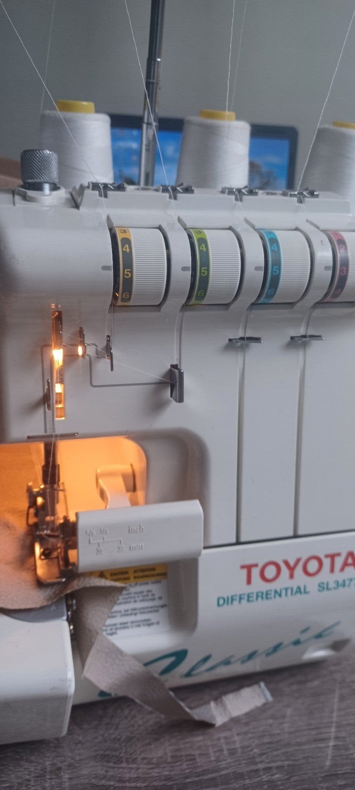 Toyota differentieel 3- of 4-draads overlock, Ophalen of Verzenden, Lockmachine