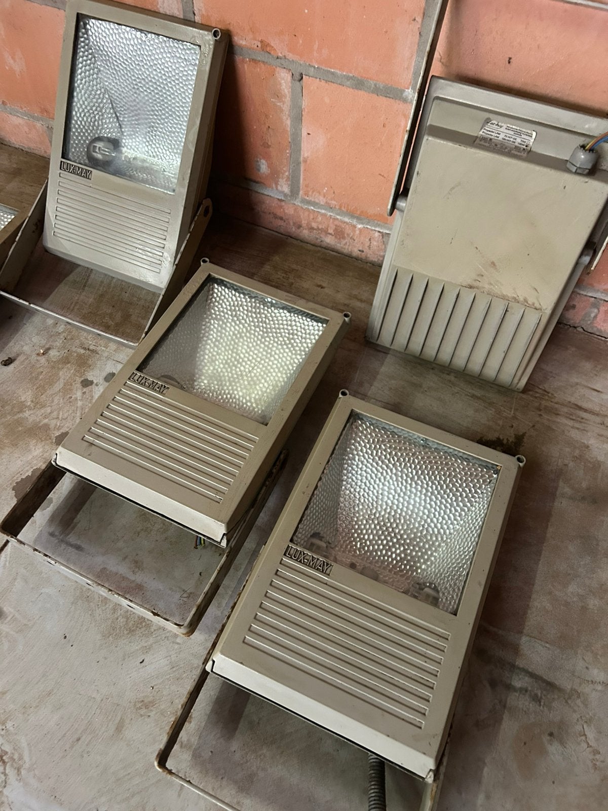 6 vintage industriële verstralers, Jardin & Terrasse, Enlèvement, Utilisé