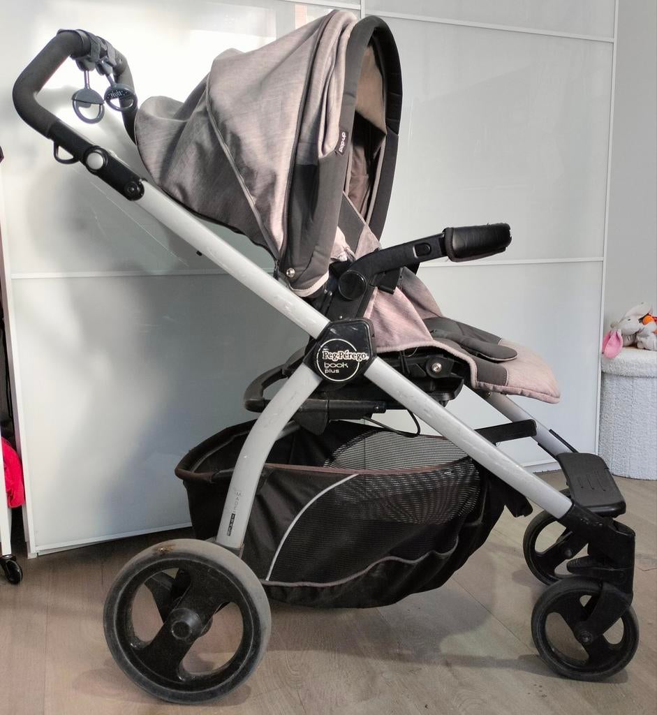 Combi Poussette pliable + Maxi Cosy Peg Perego Book Plus, Ophalen, Gebruikt, Combiwagen, Overige merken