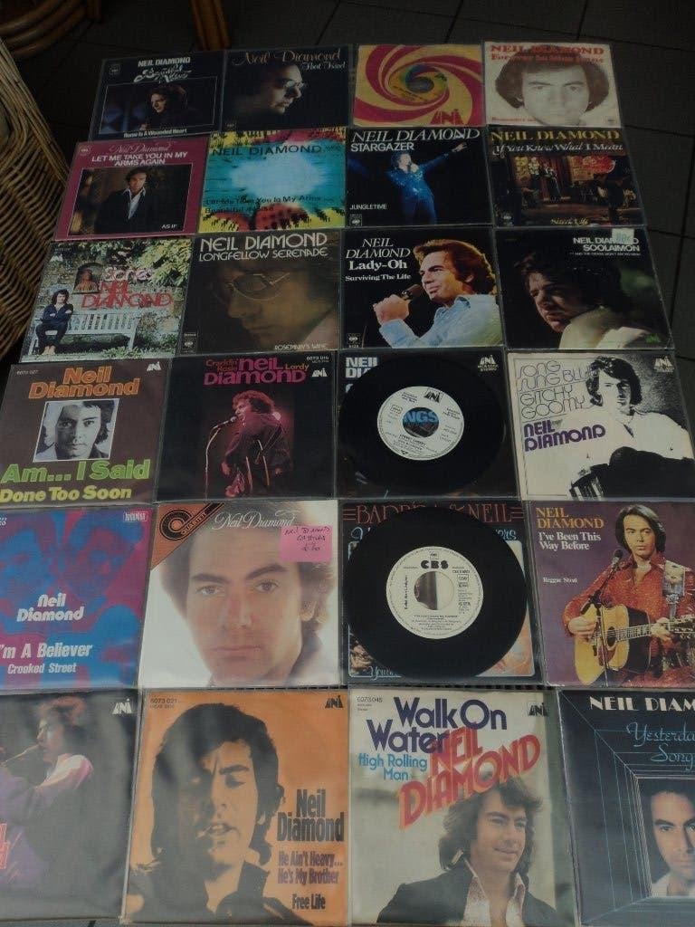 Neil Diamond: lot van 67 singles voor 40 euro!, Cd's en Dvd's, Ophalen of Verzenden, Gebruikt