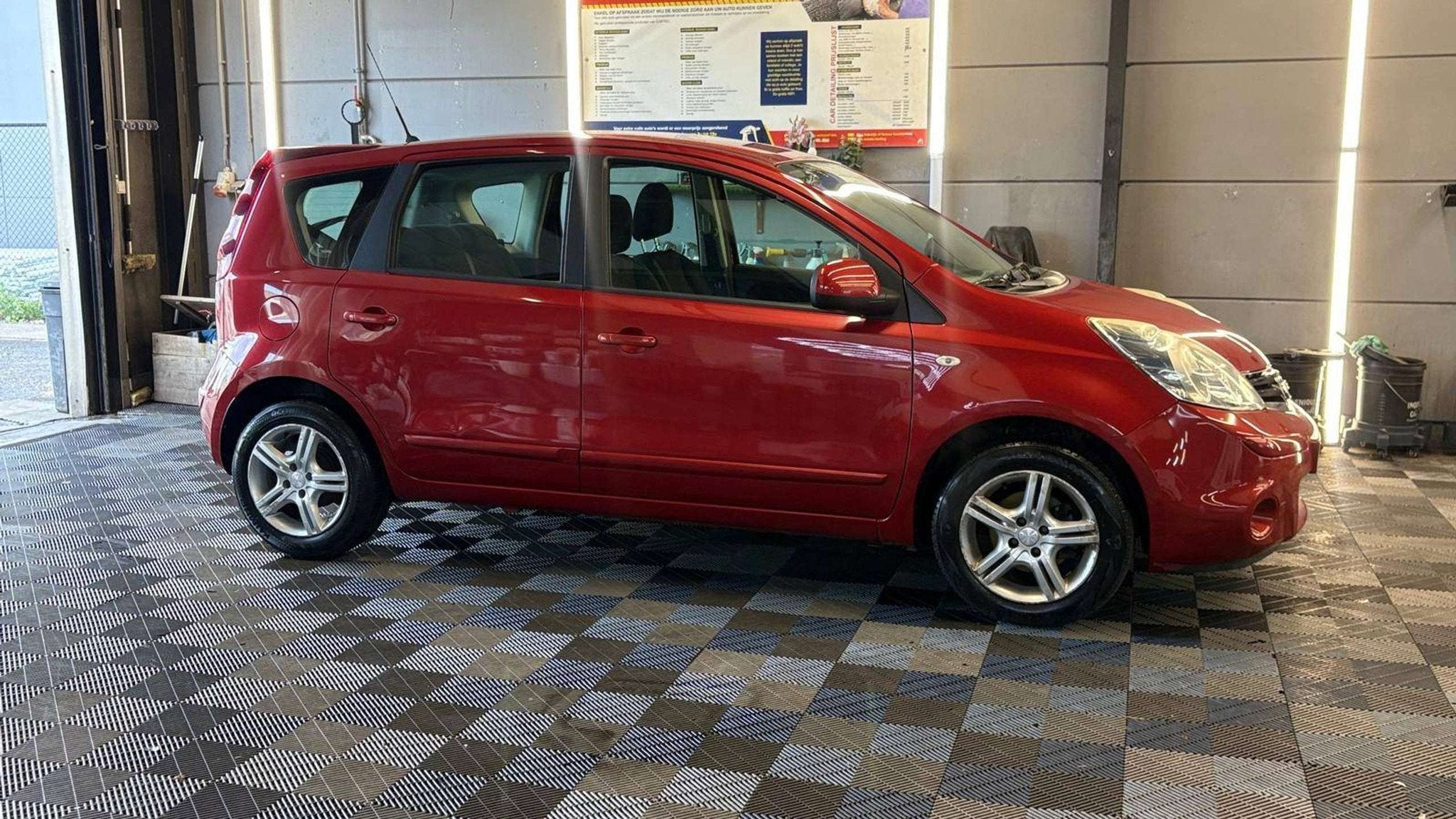 Nissan Note benzine bj2009 manueel eur4 78822km, Auto's, Nissan, Multifunctioneel stuurwiel, Monovolume, Gebruikt, 4 cilinders