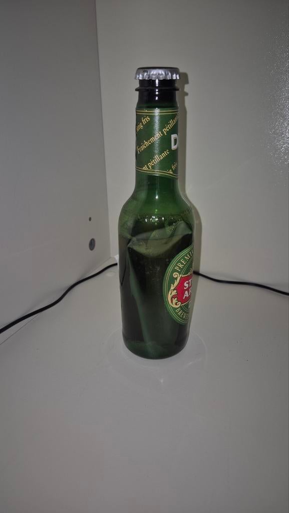 Plastic flesje Stella Artois 25 jaar oud, Verzamelen, Ophalen, Flesje(s), Stella Artois