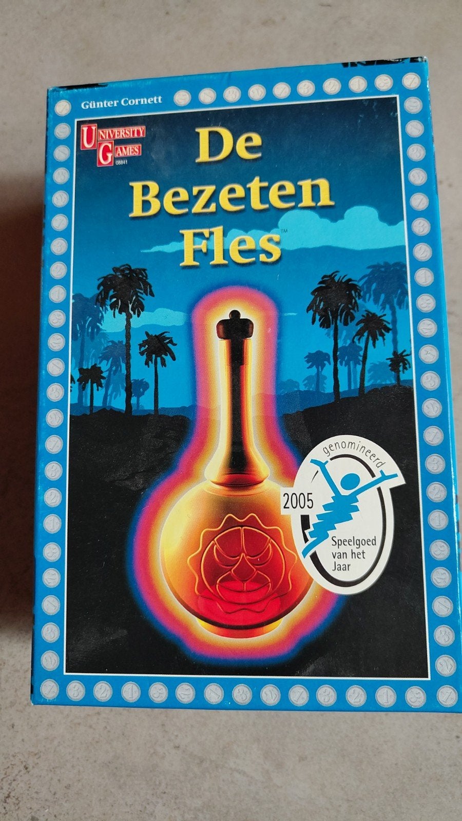 Spel Bezeten fles, Ophalen