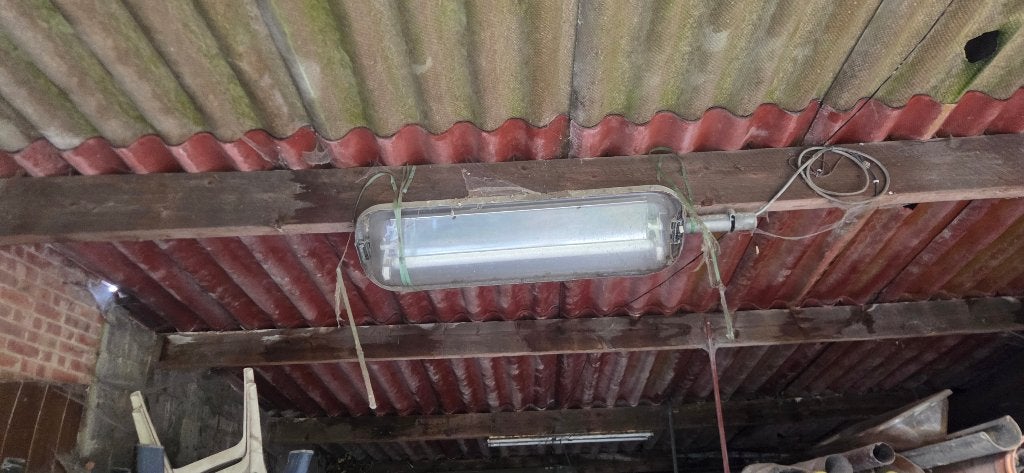 Vintage straatlamp, Ophalen