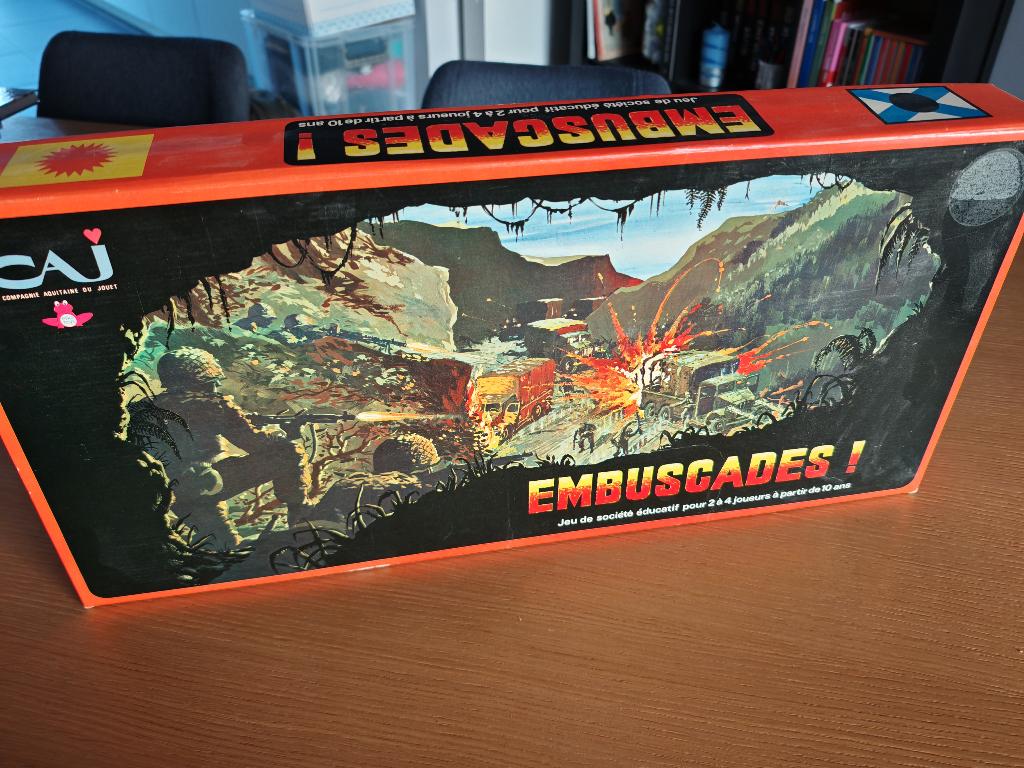 EMBUSCADES - Jeu de stratégie 2/4 personnes - COLLECTOR, Ophalen of Verzenden, Gebruikt