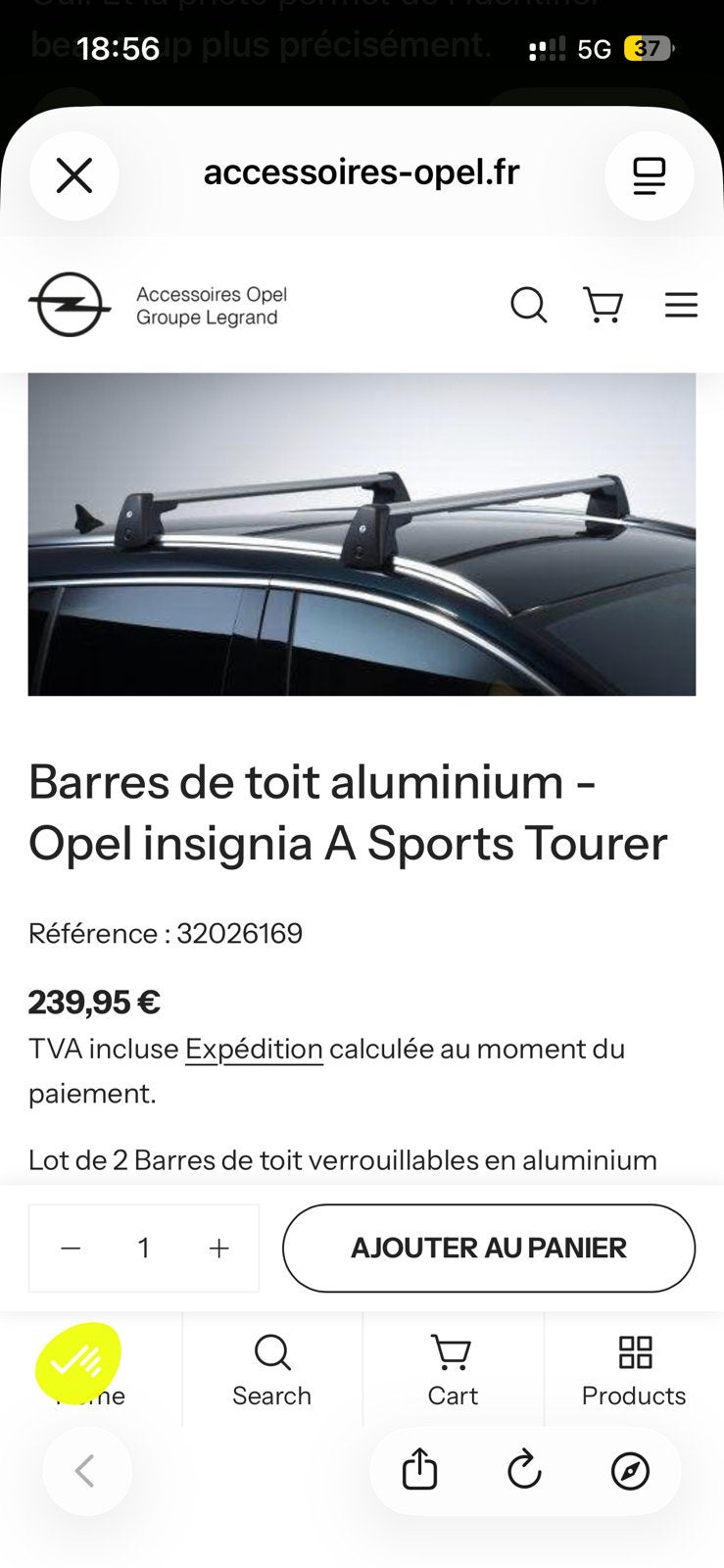 Opel Insignia A SportsTourer Break/Insignia A Country Tourer, Ophalen, Gebruikt