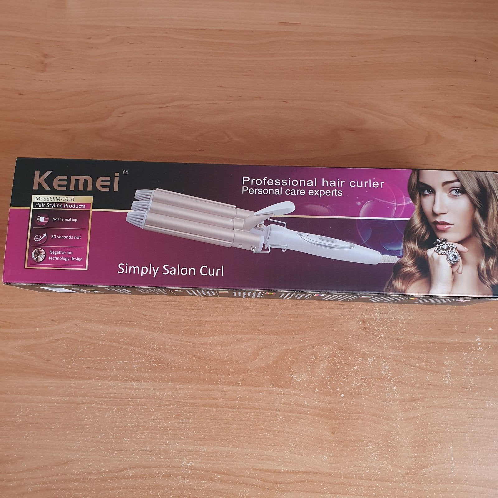 Kemei wafelijzer krultang, Ophalen, Zo goed als nieuw, Haardroger