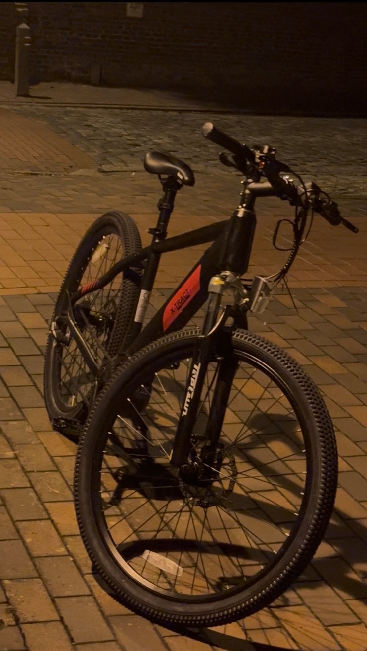 X-Tract Elektrische e-mtb, Fietsen en Brommers, Ophalen, Zo goed als nieuw