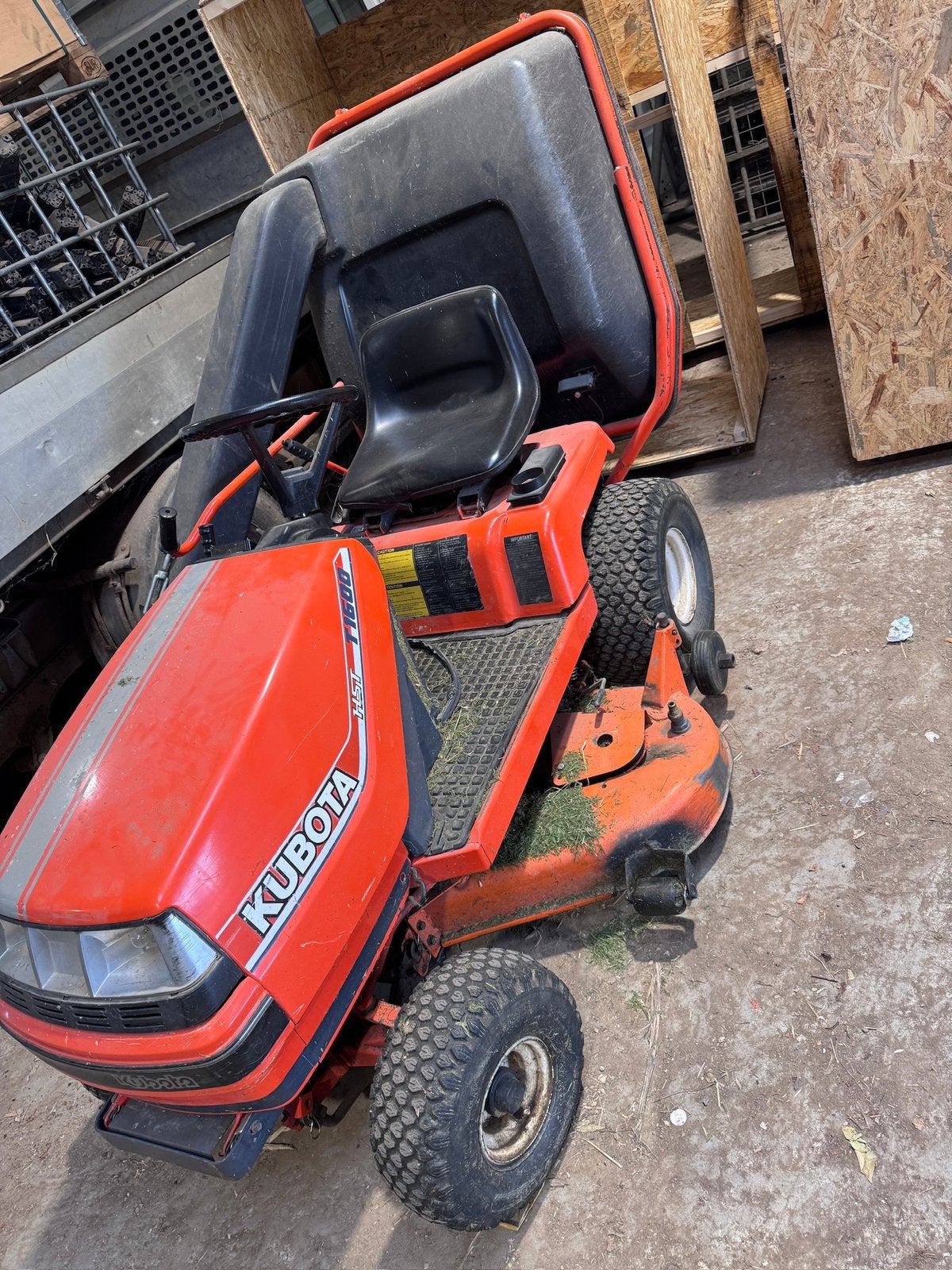 Tracteur tondeuse kubota, Jardin & Terrasse, Enlèvement, Comme neuf