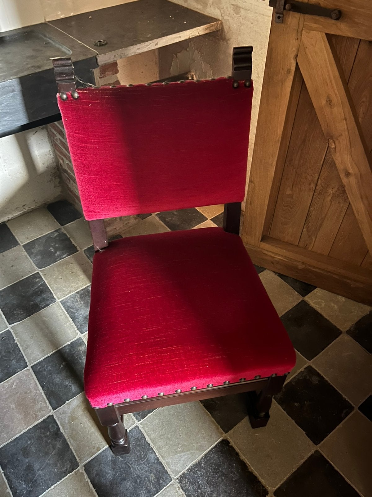 Set van zes stoelen, Ophalen, Gebruikt, Stof, Vijf, Zes of meer stoelen