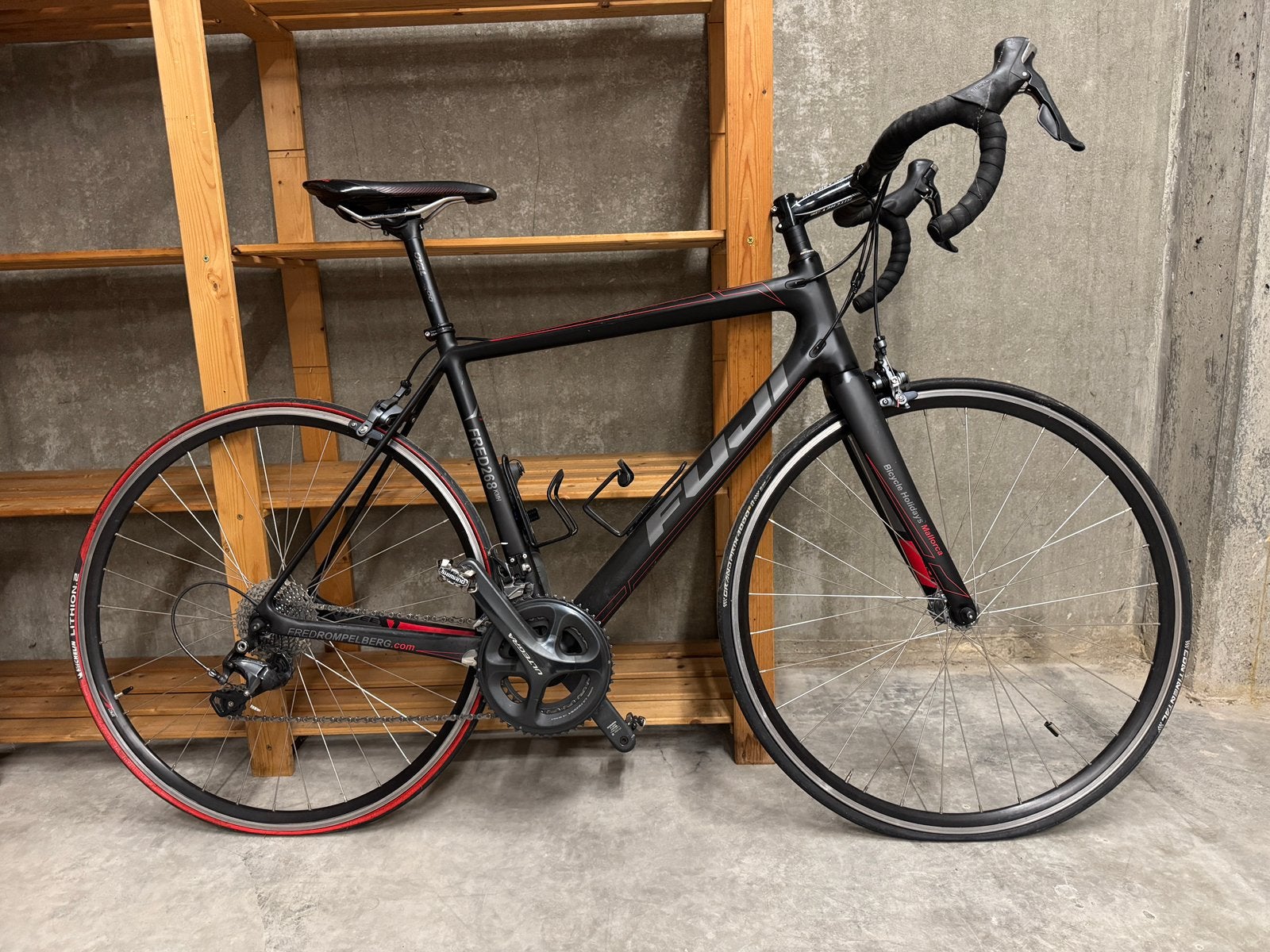 Fuji SL3.1 Carbon racefiets | Shimano Ultegra | Extra banden, Autres marques, Comme neuf, Enlèvement, 53 à 57 cm