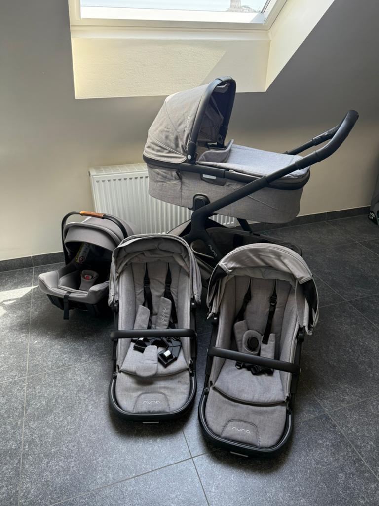 Nuna Demi Grow Duo, Kinderen en Baby's, Kinderwagens en Combinaties, Ophalen, Gebruikt, Kinderwagen
