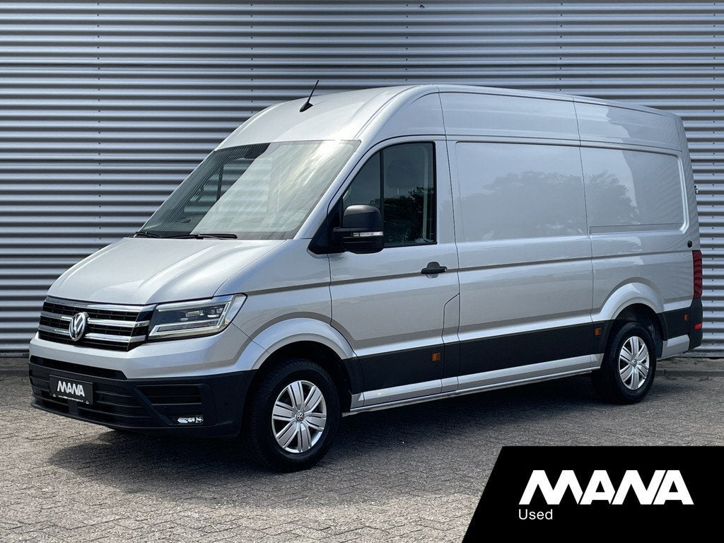 Volkswagen Crafter 35 2.0 177pk TDI L3H3 Automaat LED Cruise, Autos, 177 ch, Argent ou Gris, Achat, Entreprise