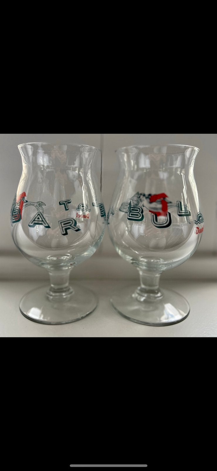 2 stuks Bar Bulot Duvel glas, Verzamelen, Biermerken, Verzenden, Nieuw, Duvel