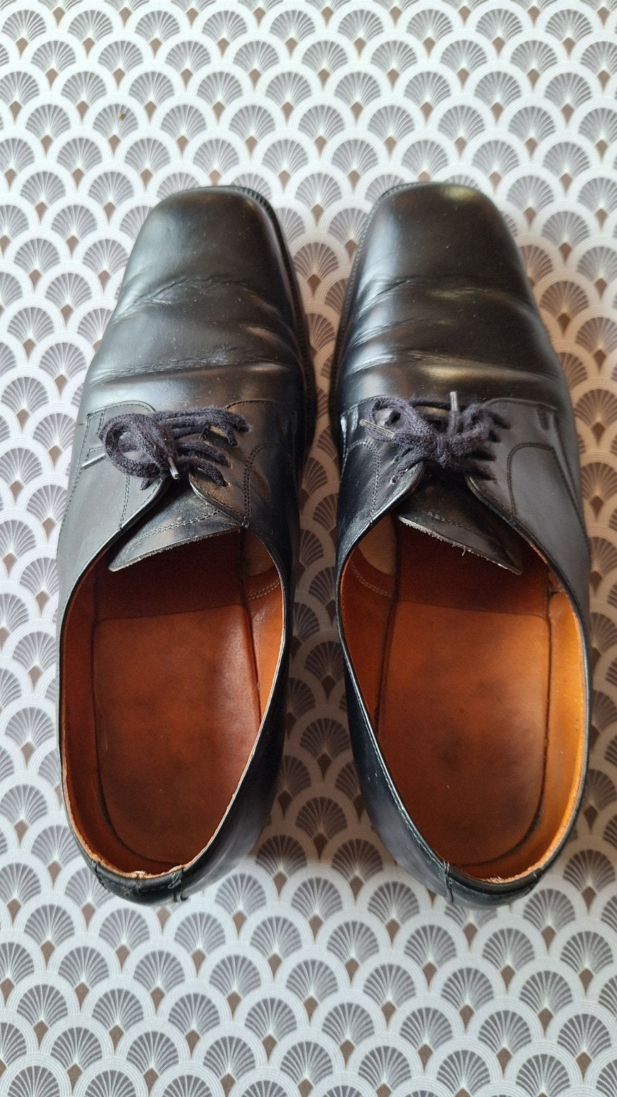 Chaussures en cuir élégantes pour hommes, comme neuves, tail, Arwy, Enlèvement ou Envoi, Chaussures à lacets, Comme neuf