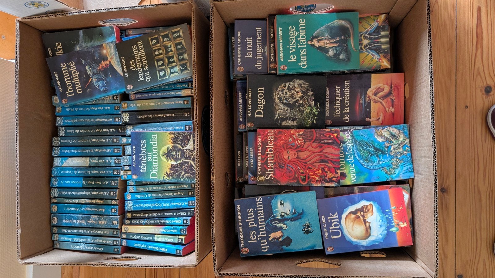 Livres à donner à Chastre à venir chercher, Enlèvement