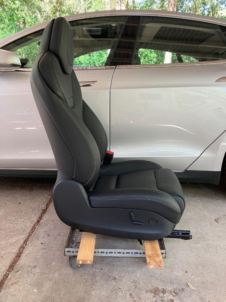 Zetels Tesla model S -model X, Auto's, Zwart, Model S, Zwart, Elektrisch