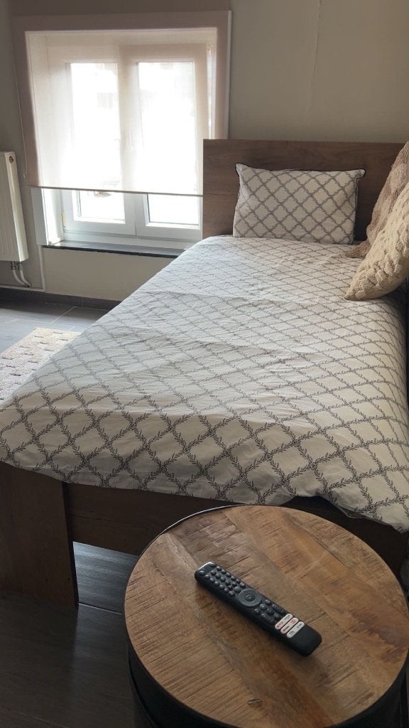 Lit 1 personne de chez Jysk, Ophalen, 90 cm, Eenpersoons, Bruin