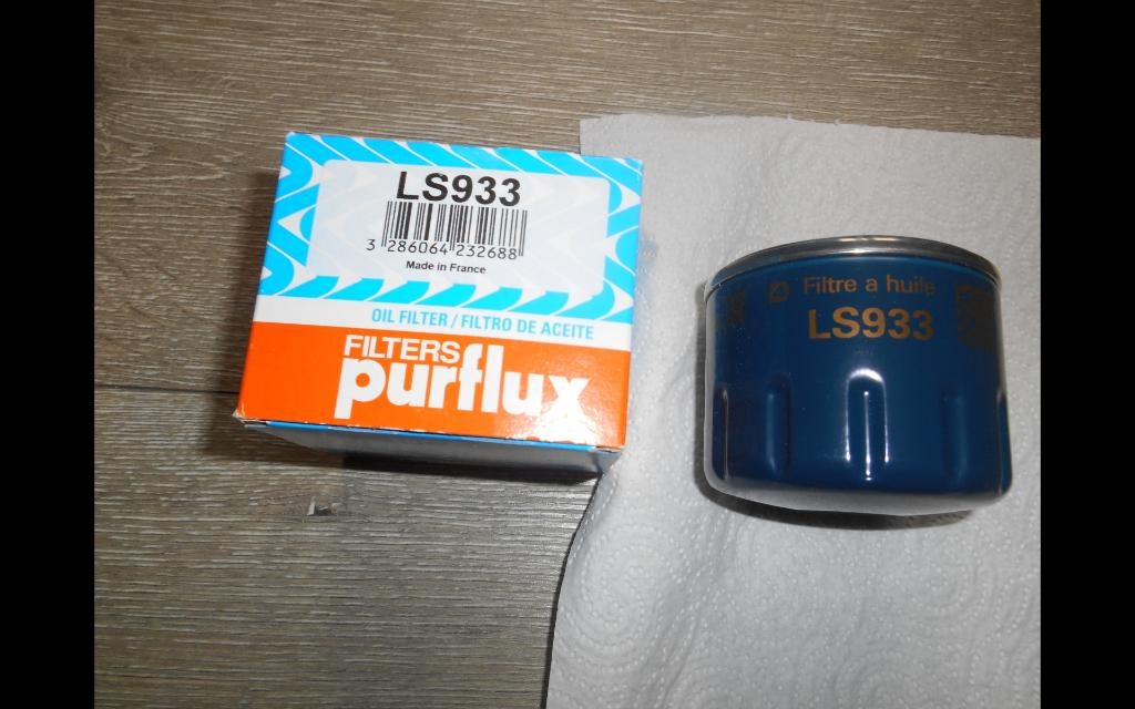 FILTRE À HUILE PURFLUX LS933, Enlèvement ou Envoi