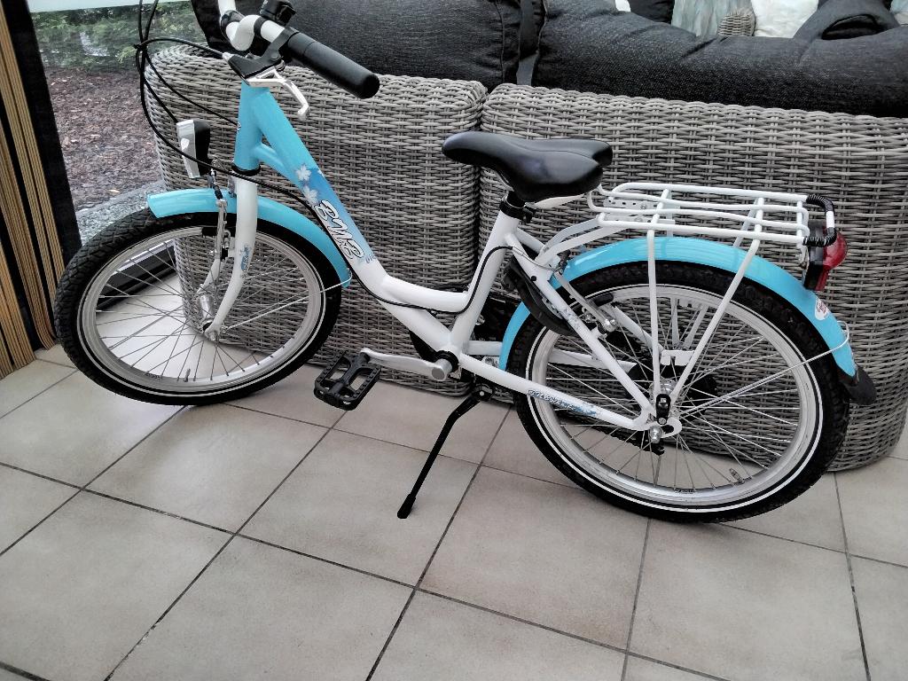 MEISJESFIETS BNB 20 INCH, Ophalen, Velgrem, Versnellingen, Zo goed als nieuw
