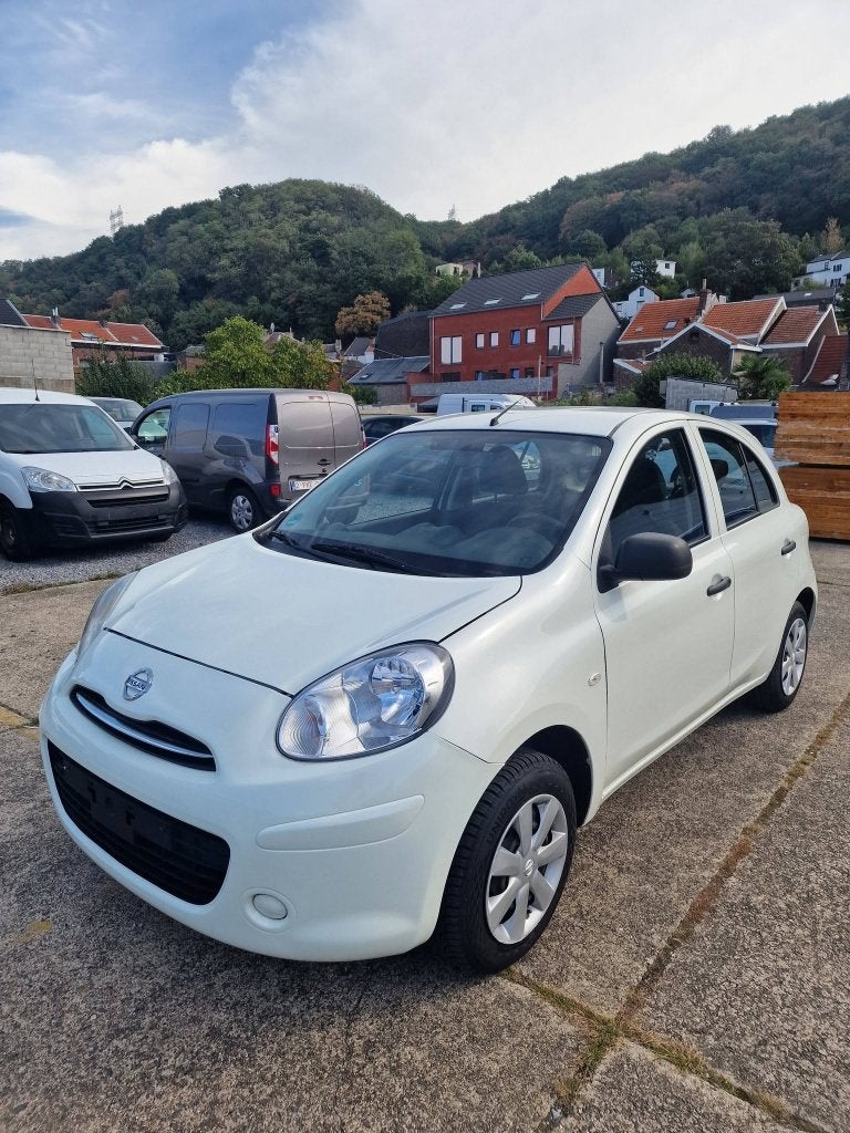 Nissan Micra 1.2i Acenta PureDrive, Auto's, Voorwielaandrijving, Euro 5, Stof, Zwart