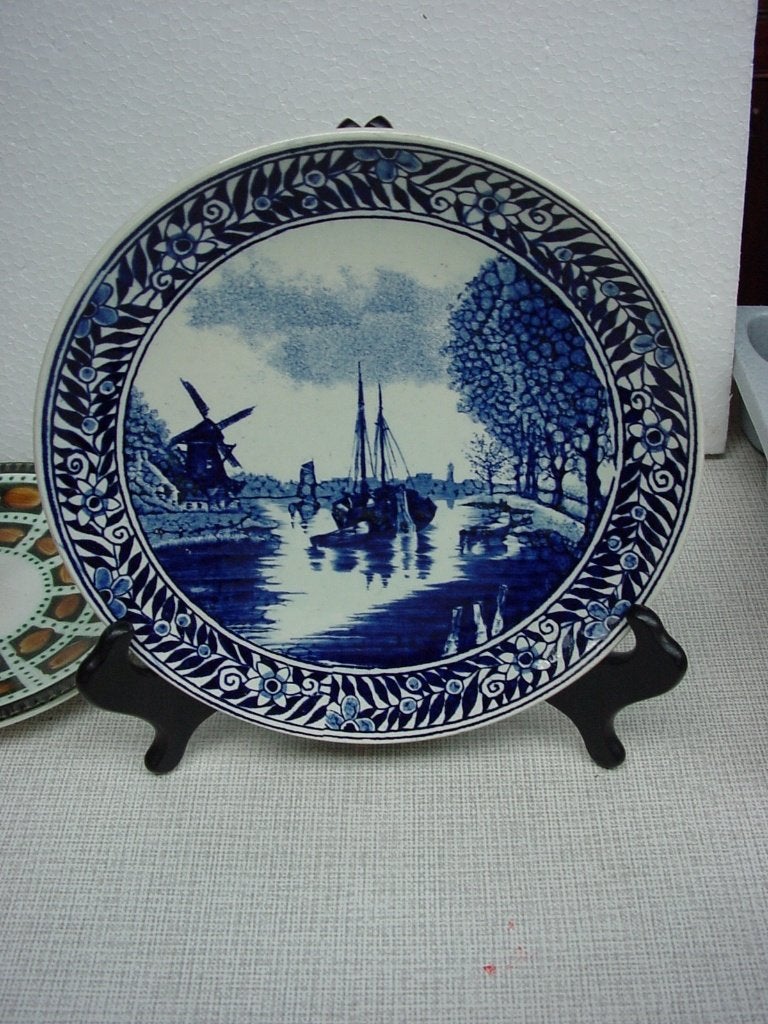 bord Boch F Delfts, Ophalen of Verzenden