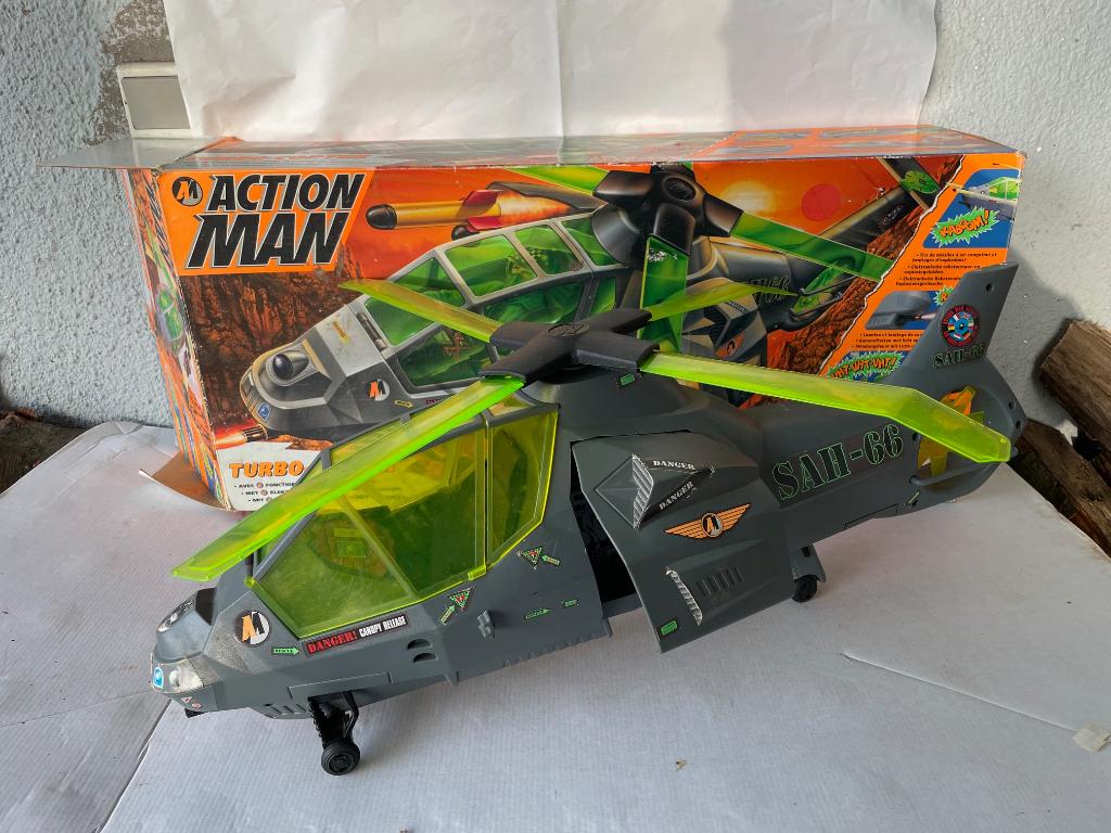 Action Man Turbo Copter, Collections, Jouets, Envoi