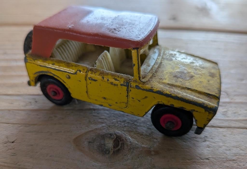 Vintage Lesney Matchbox Field Car 1969 Yellow #18, Antiek en Kunst, Ophalen of Verzenden