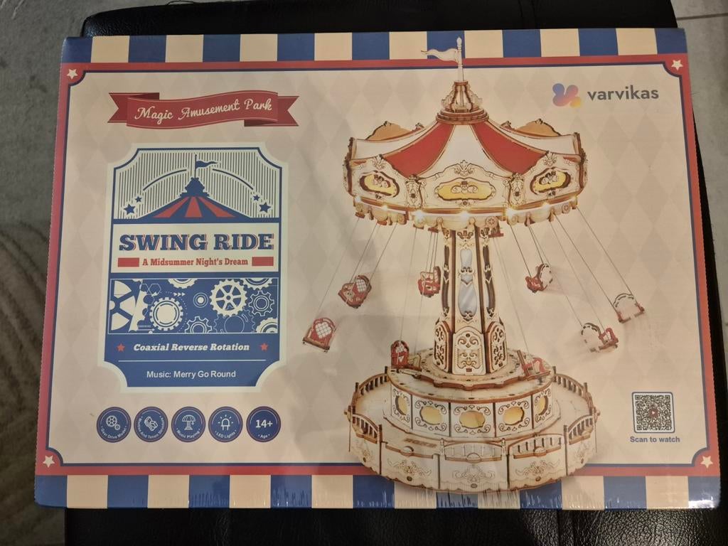 Robotime Swing Ride bouwdoos, Ophalen