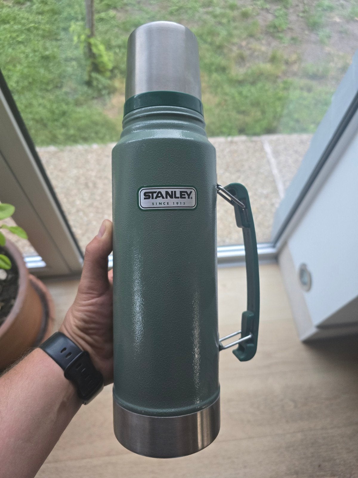 Stanley thermosfles (geen kras of deuk), Sport en Fitness, Drinkbussen, Ophalen