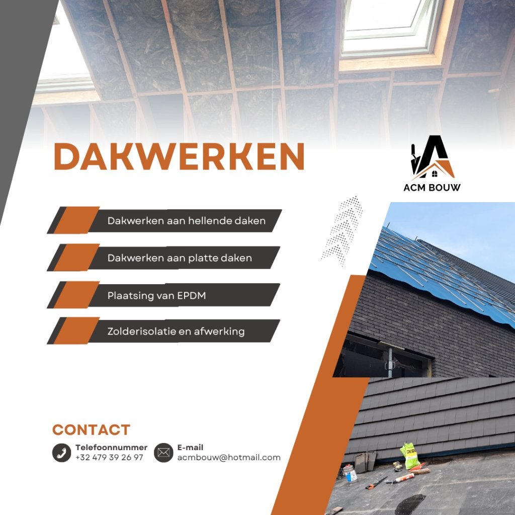 Dakwerken - Hellende & Platte Daken, Diensten en Vakmensen, Dakdekkers en Rietdekkers