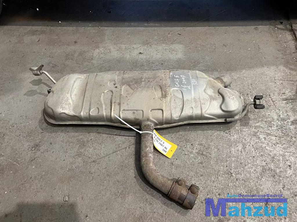 VW GOLF 5 1.6 FSI Uitlaat einddemper 2003-2010, Auto-onderdelen, Gebruikt, Volkswagen, Volkswagen AG, Vw@volkswagen.de