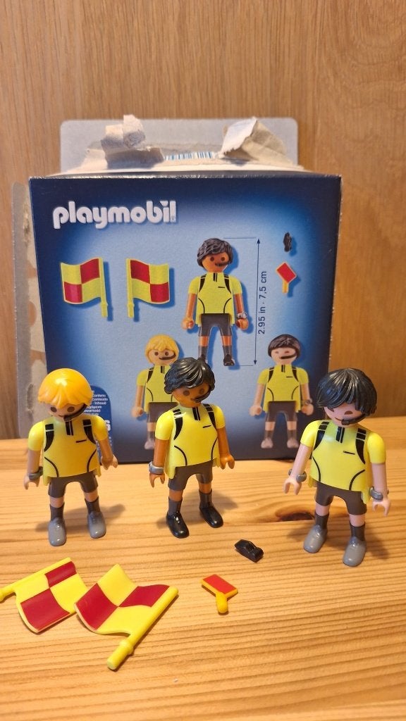 playmobil scheidsrechters voetbal 70246, Kinderen en Baby's, Complete set, Ophalen of Verzenden, Zo goed als nieuw, Sports & action