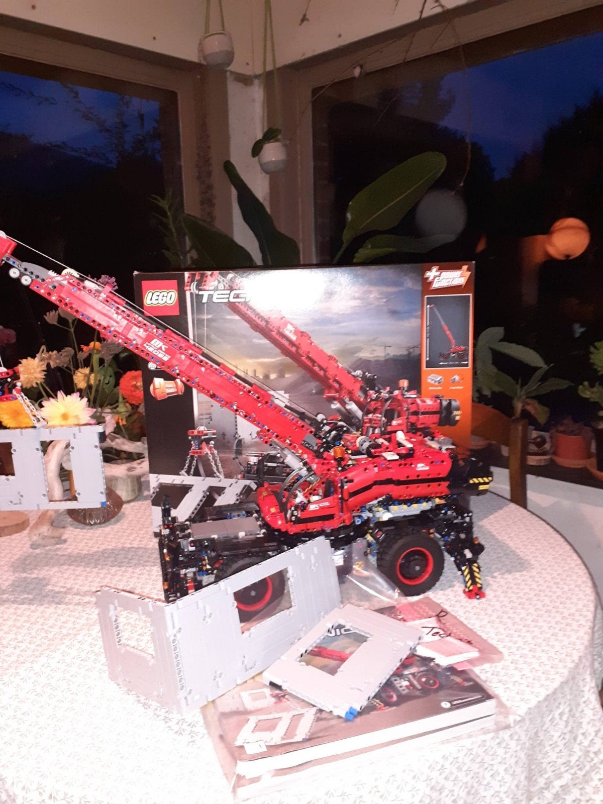 Lego technic terrain crane, Ophalen, Inclusief doos, Lego, Technic