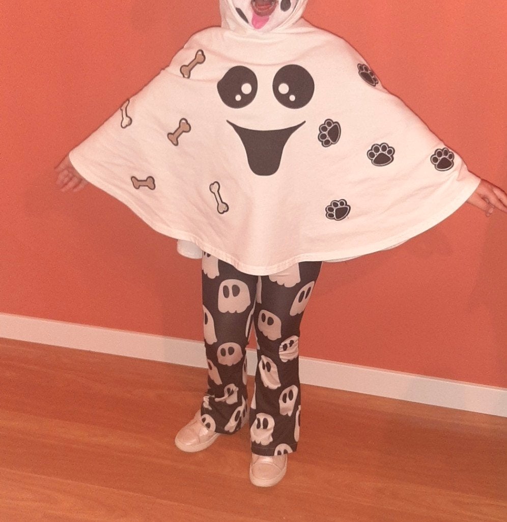 Halloween spookje (hondje, dalmatiër) kleuters tot 7/8j!, Ophalen of Verzenden, Zo goed als nieuw, Jongen of Meisje