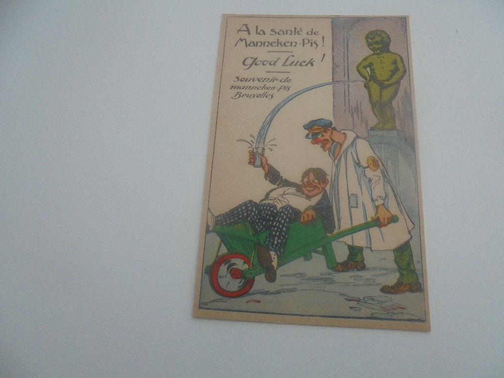 brussel manneken pis -10 fantasie  postkaarten, Envoi, 1920 à 1940, Non affranchie, Bruxelles (Capitale)