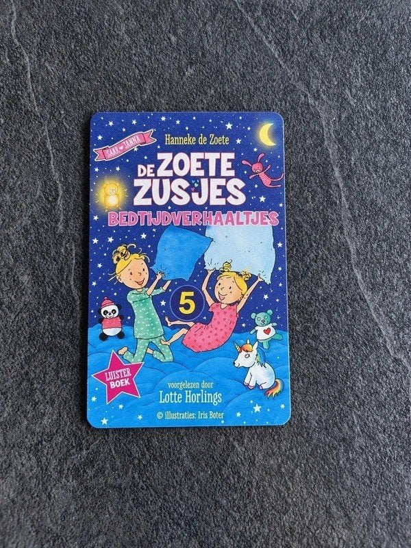 Yoto kaart - De Zoete Zusjes | Bedtijdverhaaltjes, Ophalen of Verzenden, Nieuw, Taal en Lezen, Met geluid