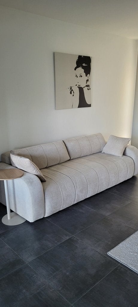 3-ZIT Zetel & slaapbank amper 6 maanden oud, Ophalen, 100 tot 125 cm, Driepersoons, Zo goed als nieuw