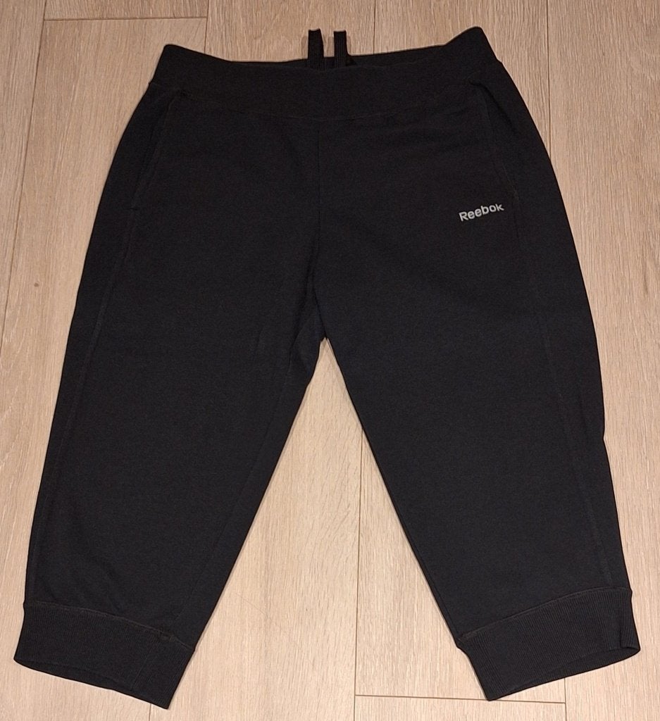3/4 trainingsbroek, Reebok, maat M, zwart, NIEUW, Maat 38/40 (M), Zwart, Overige typen, Nieuw