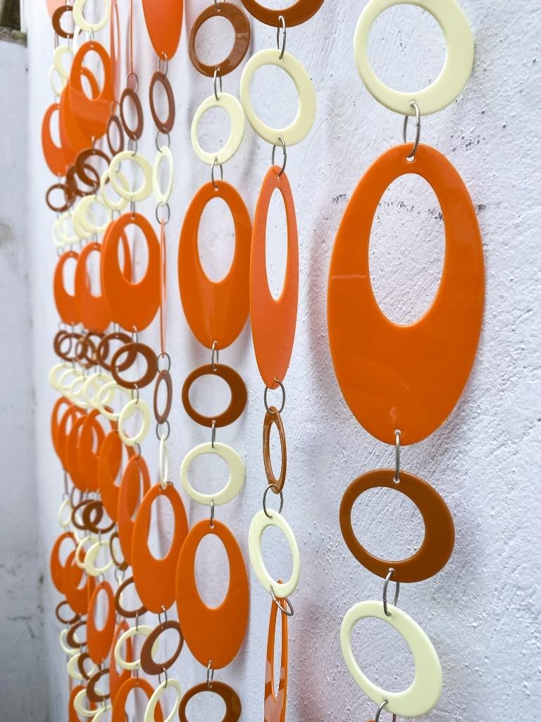 Rideau anti-mouches vintage (style années 90 et 60), Maison & Meubles, Accessoires pour la Maison | Autre, Neuf, Plastique, Orange