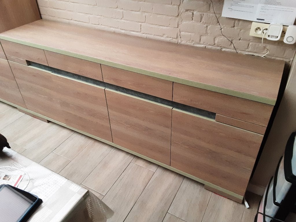 Volledige eetkamer, Huis en Inrichting, Ophalen, Zo goed als nieuw, Klassiek modern, 4 tot 6 stoelen