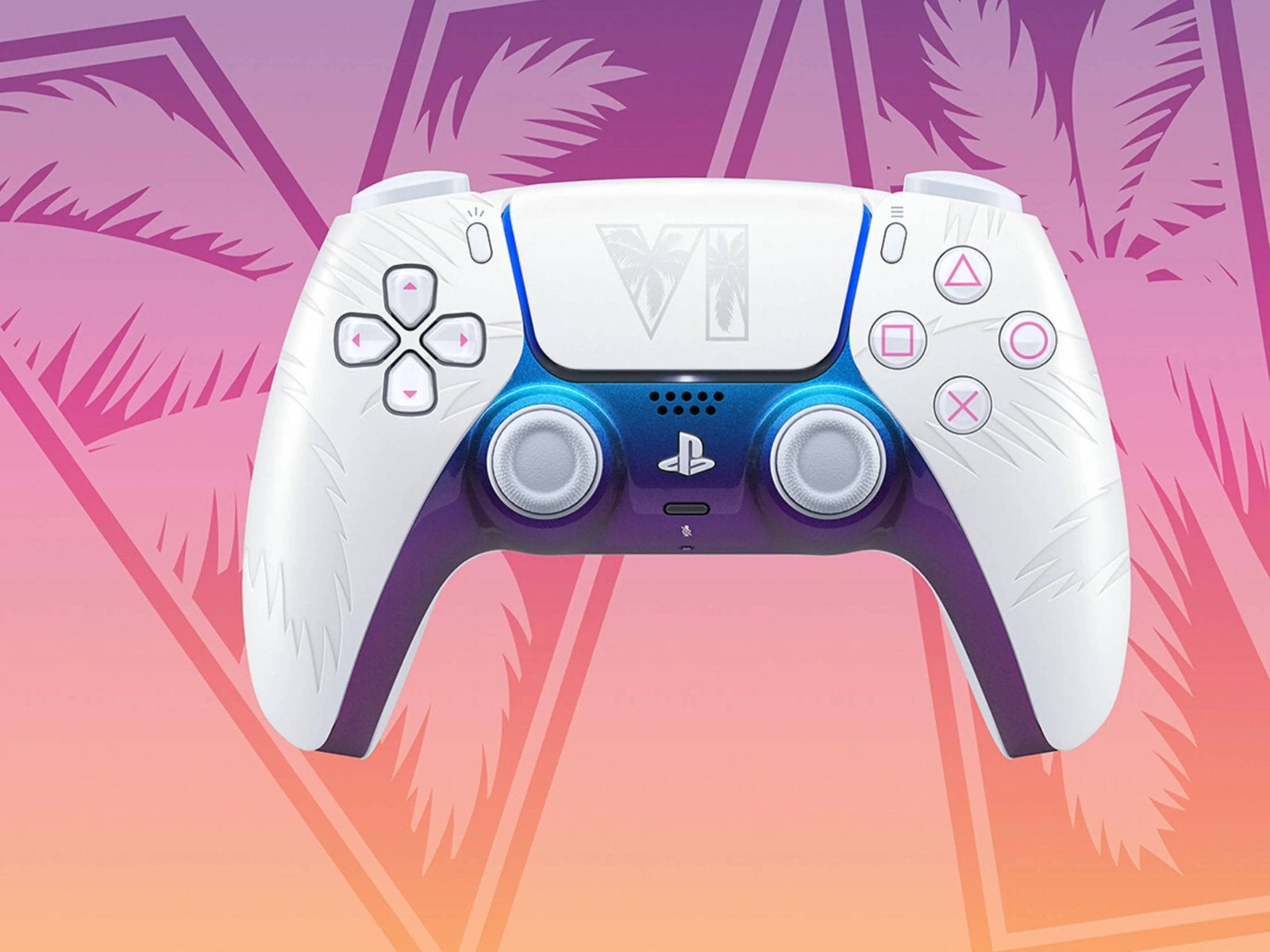 GTA VI PS5 Dualsense controller - Wit, Games en Spelcomputers, Ophalen of Verzenden, Zo goed als nieuw, Playstation 5