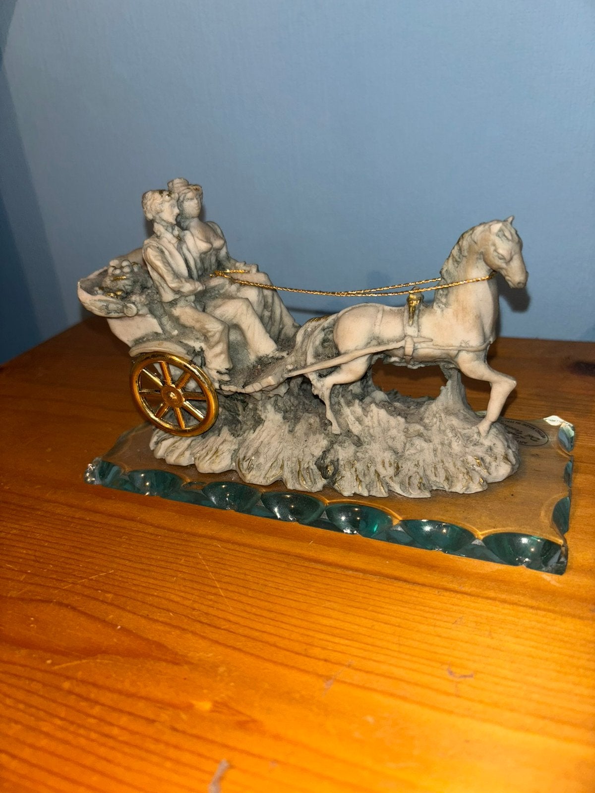 Vintage Italiaans beeldje Linea Del Vecchio (Arte Murano), Enlèvement ou Envoi, Comme neuf, Animal