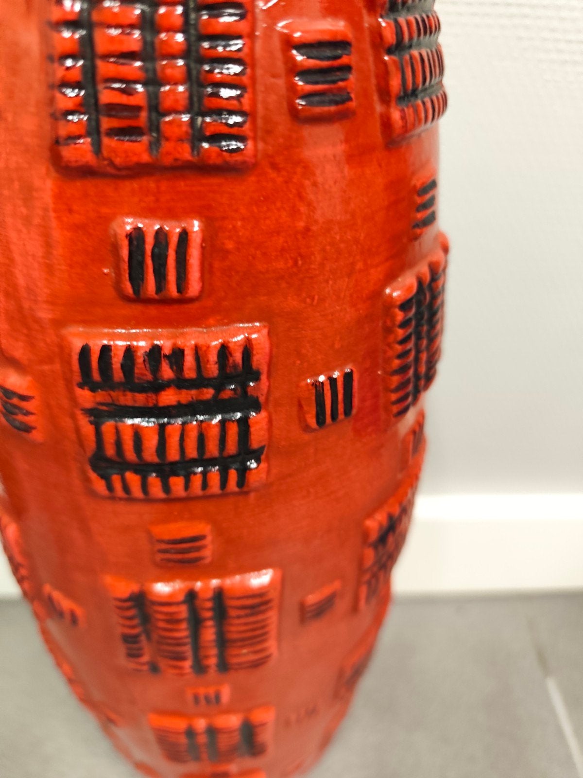 xl  brutalistische vintage vaas, Enlèvement, Comme neuf, Fait main, Matériau naturel