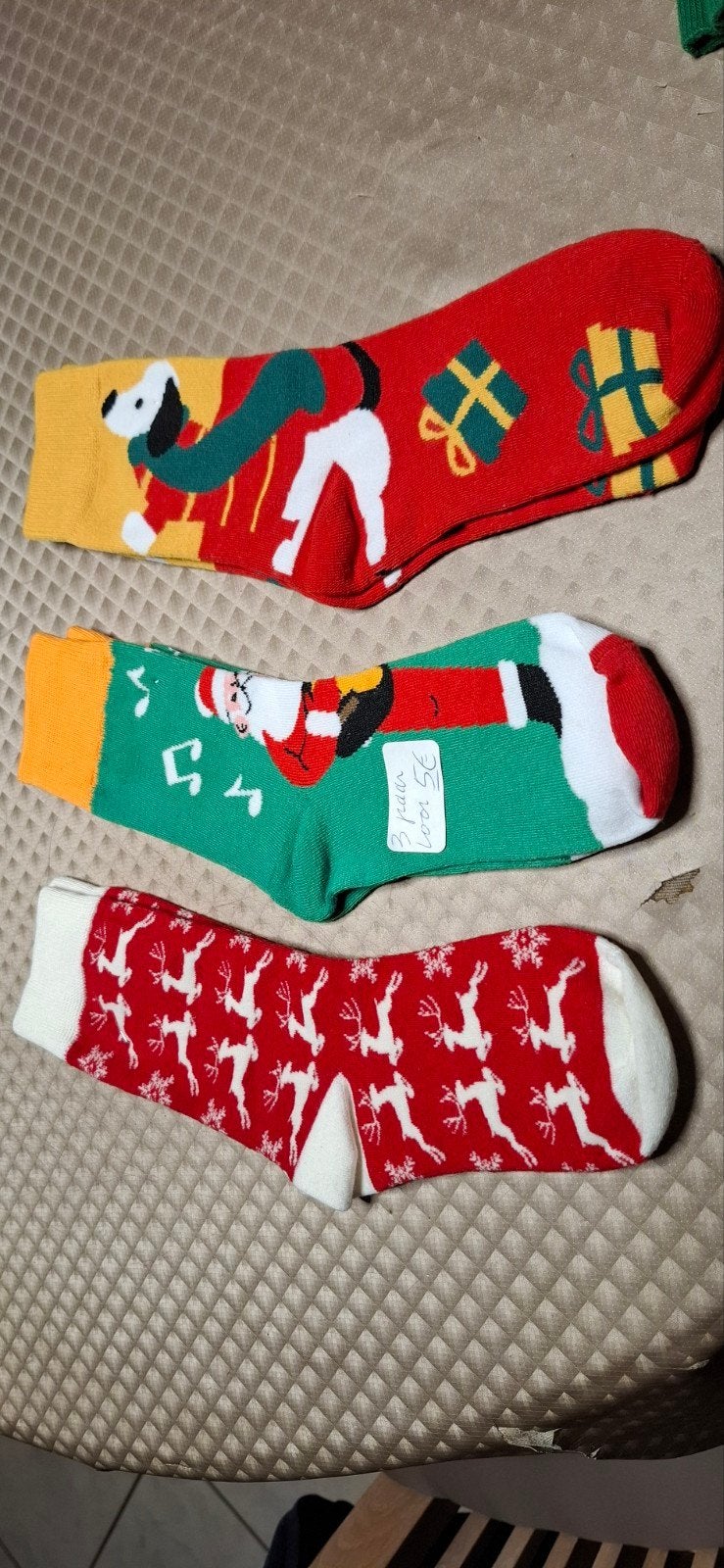 bas de Noël 2€ la paire ou 3 paires pour 5€, Vêtements | Femmes, Enlèvement