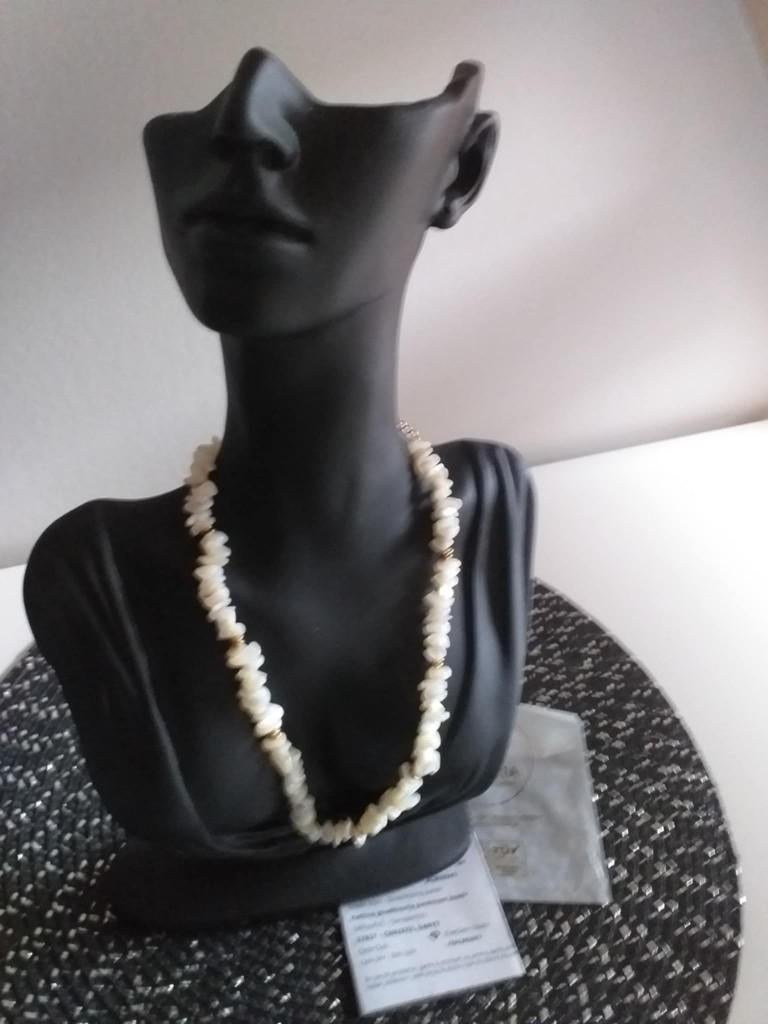 Victoria juwelenset, Handtassen en Accessoires, Kettingen, Verstelbaar, Wit, Nieuw, Ophalen of Verzenden