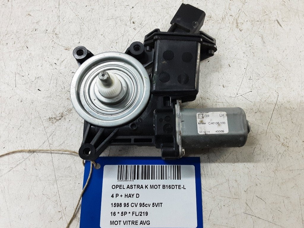 MOTOR RAAMMECHANIEK LINKS VOOR Opel Astra K (C46106100), Gebruikt, Rue de l'Espoir 34 34
4030  GRIVEGNÉE, BE, Info@Collignon.be