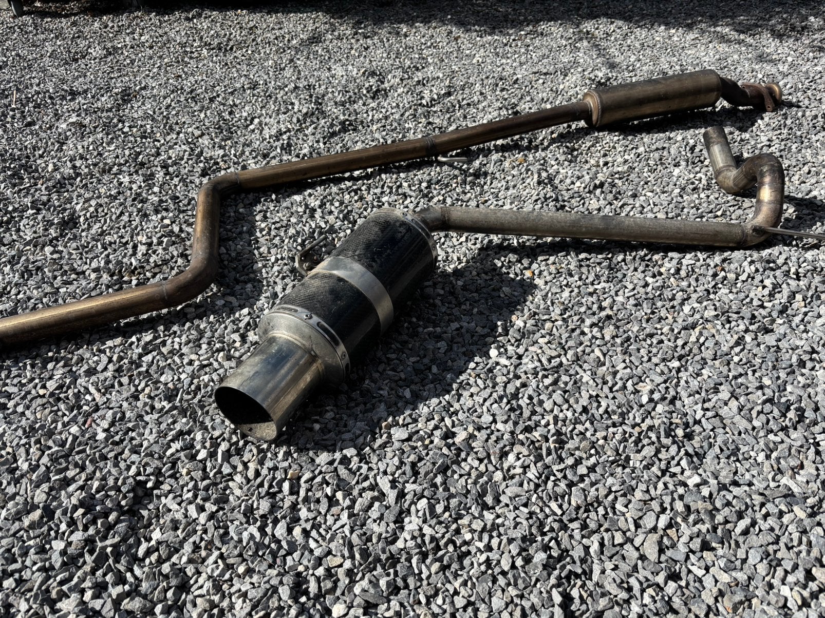 Ligne et silencieux inox honda crx, Enlèvement, Utilisé, Honda
