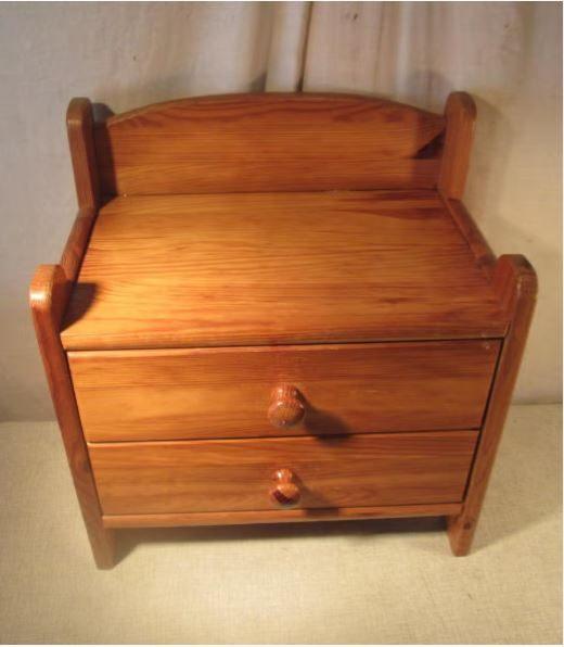 Mooi Retro Houten Nachtkastje - 42x28x44, Ophalen of Verzenden, Zo goed als nieuw, Hout