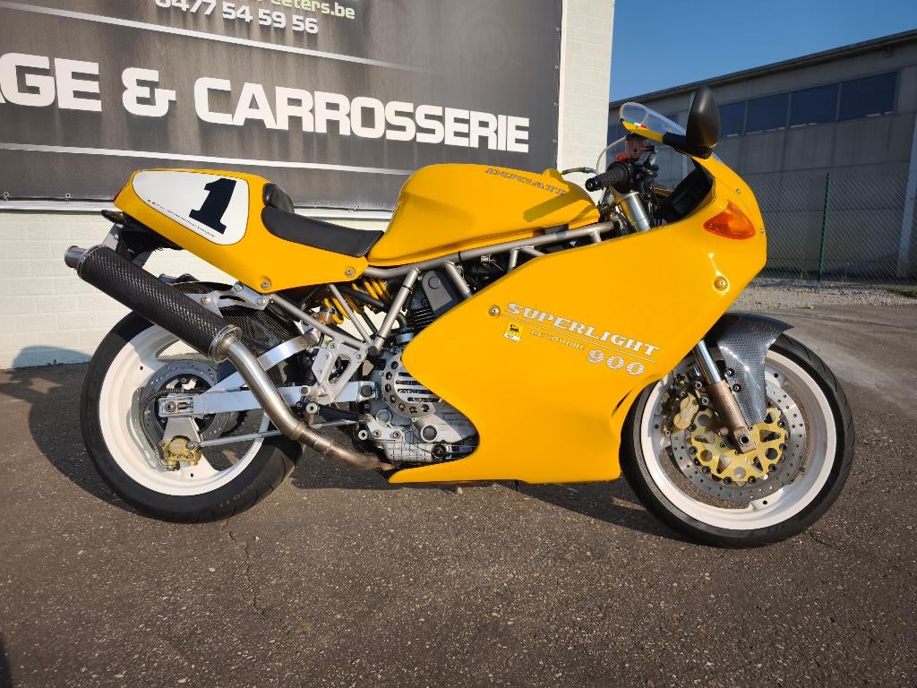 Ducati 900 Superlight nr287/300, Permis Moto A, Plus de 35 kW, Échappement sport, 2 cylindres